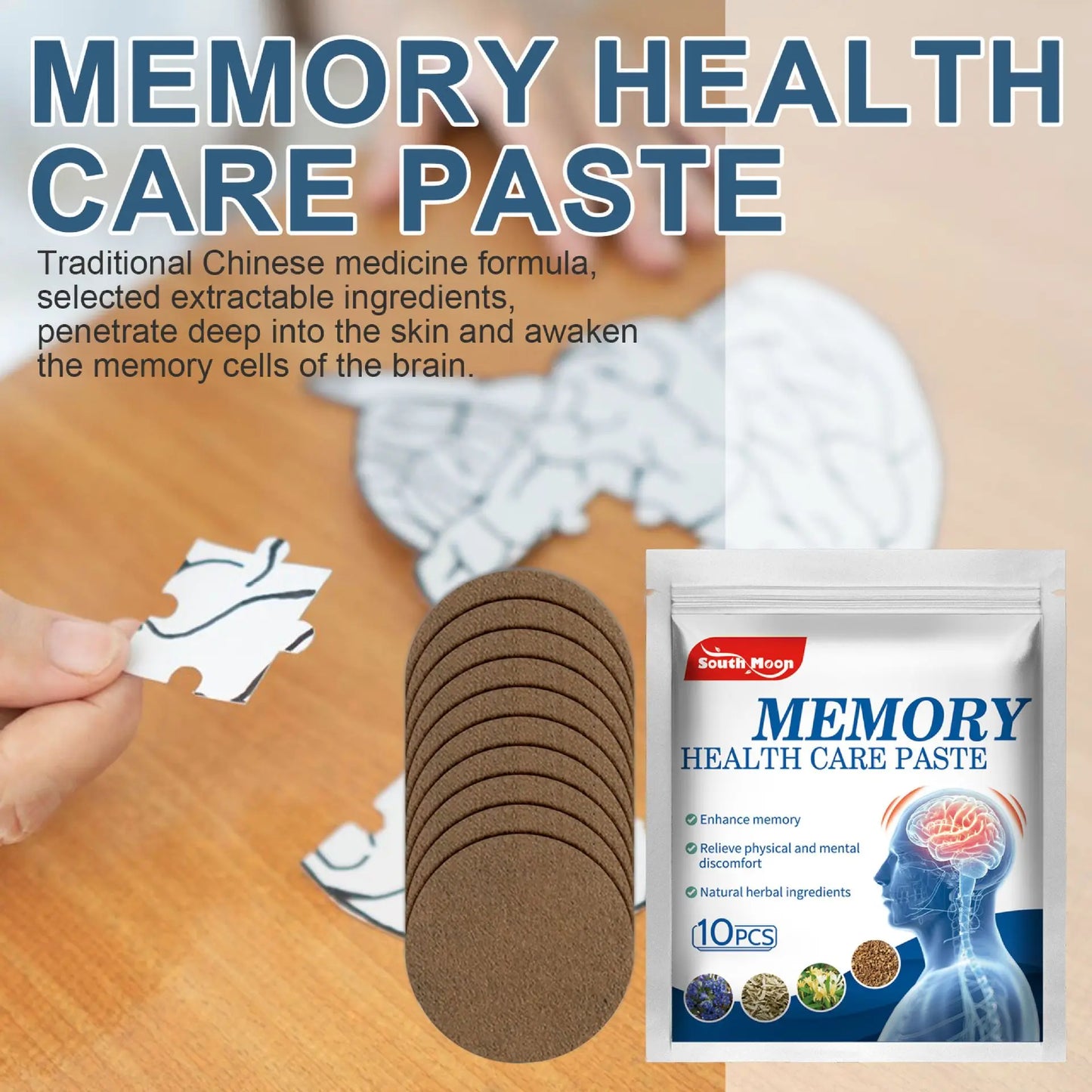 South Moon Memory Enhancement Patch Poor Treatment Forgetfulness Effective Wake Up Brain Paste Health Care