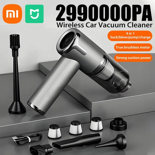 4 in 1 Car Vacuum Cleaner Powerful Clean Machine For Home Appliance Clean Wireless Portable