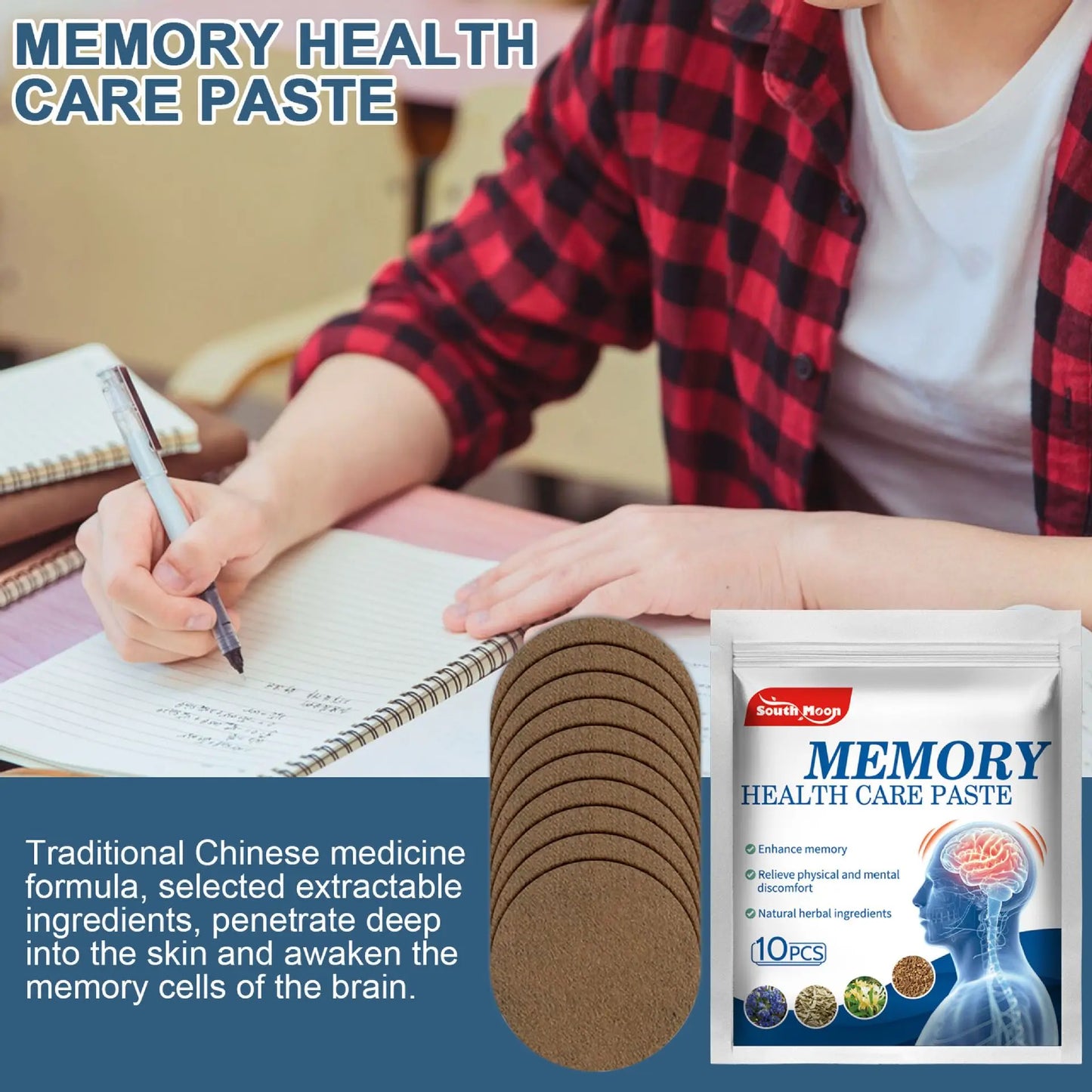 South Moon Memory Enhancement Patch Poor Treatment Forgetfulness Effective Wake Up Brain Paste Health Care