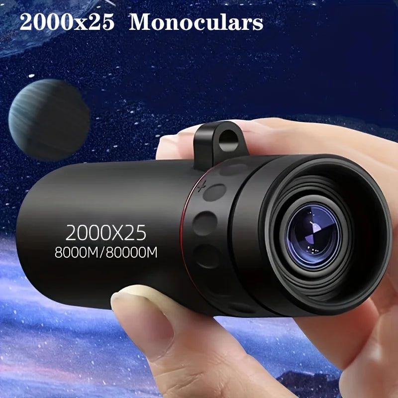 2000X25 HD mini monocular telescope outdoor low light night