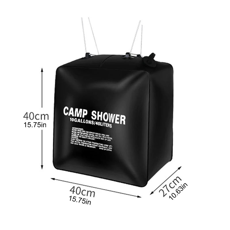 Solar Power Fast Heating Camping Shower Bag