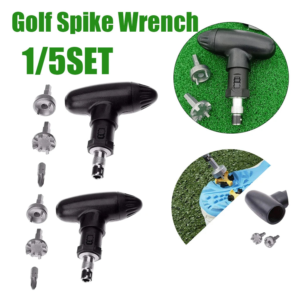 1/5SET Golf Shoes Spike Wrench