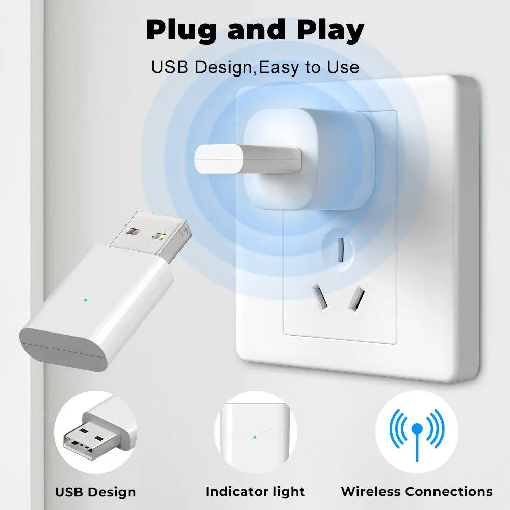 Tuya ZigBee Signal Repeater USB Signal Amplifier Extender ZigBee Gateway Smart Home Devices