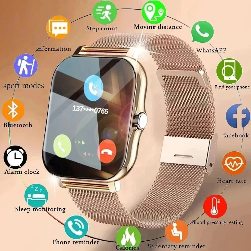 Smart Watch For Men Women Gift Call Digital Wristwatch 2024 New