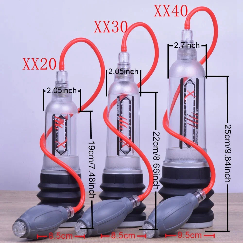 Male Penis Pump Water Vacuum  Exercises Pump Glans