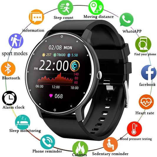 2023 New Smart Watch Women Men Sport Fitness Smartwatch Waterproof